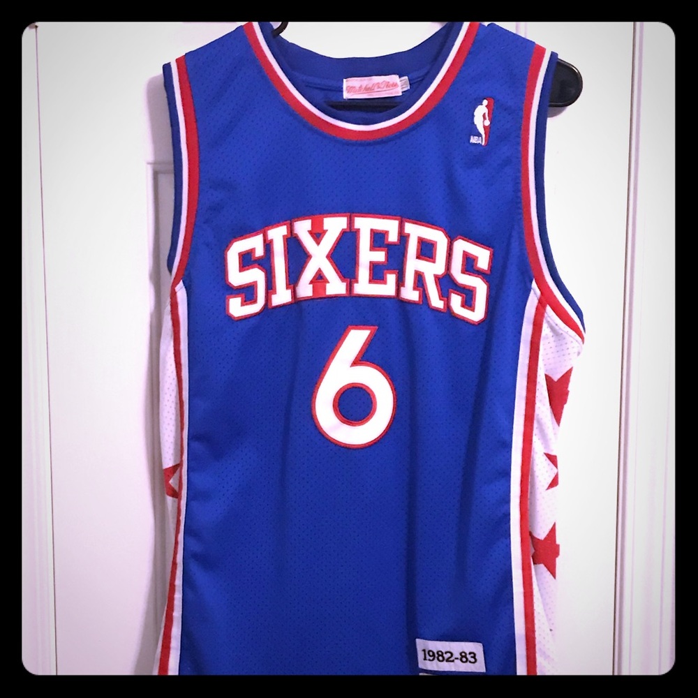 🔥Authentic Mitchell & Ness Julius Erving Jersey L